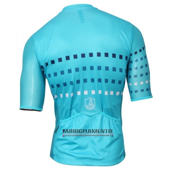 Abbigliamento Campagnolo 2018 Manica Corta e Pantaloncino Con Bretelle Celeste - Clicca l'immagine per chiudere